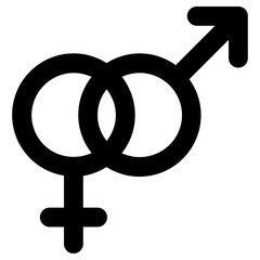 gender  icon, simple vector design
