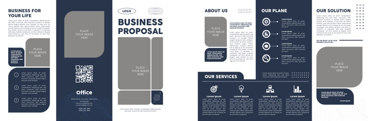 Business Proposal Trifold Brochure