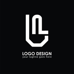 Fototapeta premium UN UN Logo Design, Creative Minimal Letter UN UN Monogram