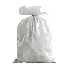 5w transparent large plastique bag, packshot, packaging mockup, white background mockup 3d style ISOLATED ON WHITE BACKGROUND,