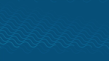 Bright blue minimal lines abstract technology background - 781827786
