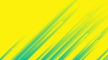 Cyan blue smooth stripes on yellow background