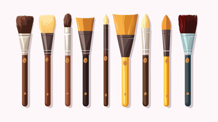 Paintbrush art creation painting tool clipart vecto