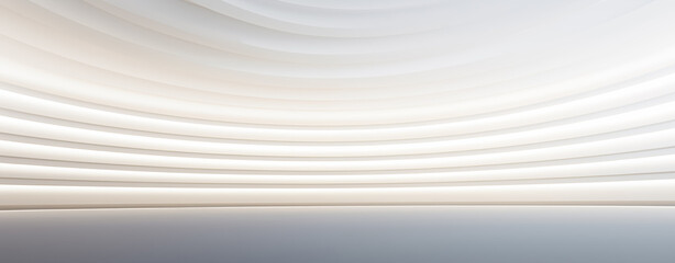 Naklejka premium 3D White Interior Background