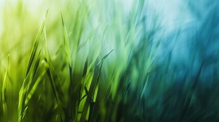 Abstract blue and green background. Nature gradient backdrop