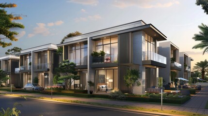 Design twin villas with flexible floor plans, allowing residents to customize their living spaces according to their needs and preferences 