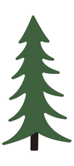 simple image of a Christmas tree