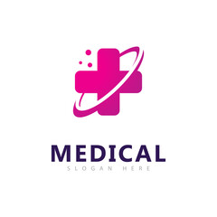 Medical technology Logo Vector Template,  Creative Pharmacy Logo vector design