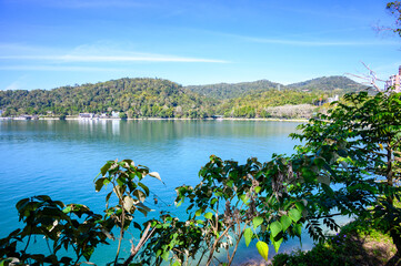 Sun Moon Lake in Taiwan during winter