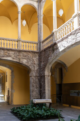 The Palau del Lloctinent, inner courtyard, Barcelona, Spain