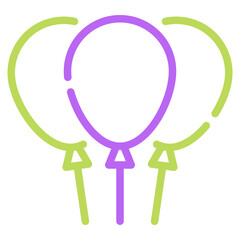 Balloons Icon
