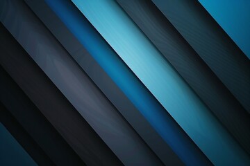 Abstract background with diagonal blue and black stripes