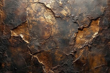 Texture of a vintage brown marble as a background, brown grungy wall Great textures for background - obrazy, fototapety, plakaty
