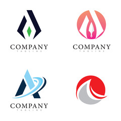 A Letter icon Template