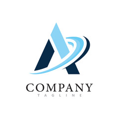 A Letter icon Template