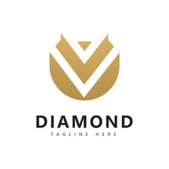 Diamond logo vector design template