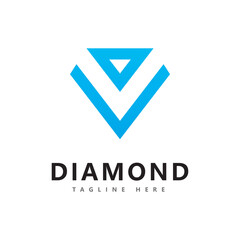 Diamond logo vector design template