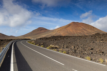 Los Volocanes Natural Park is situated surrounding the Timanfaya