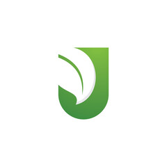 Letter J logo symbol design template elements