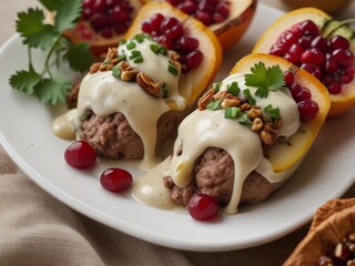 Delicious Chiles en Nogada Mexican Cuisine