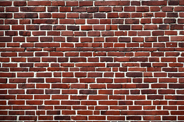 Red brick wall wallpaper, background