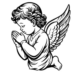baby-angel-praying-side-view 