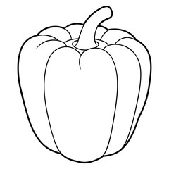 illustration of a pepper-Vector illustration