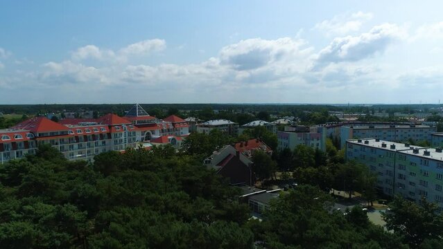 Hotel Grand Lubicz Ustka Uzdrowisko Aerial View Poland