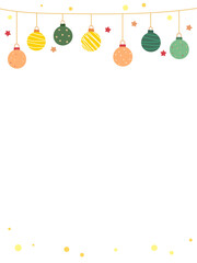 Ornament and star background illustration