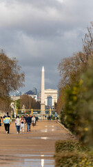 Beautiful cityscape in Paris France on march 23rd 2024