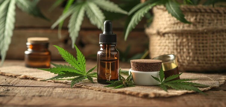 Medical Cannabis The Healing Properties of CBD Oil Generative AI