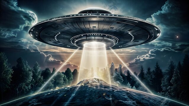 Unidentified Flying Object (UFO) Captured on UFO Day Celebration