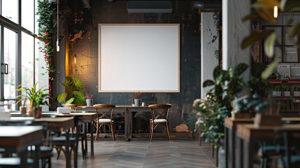 Home Interior Design Mockup Poster Frame Template