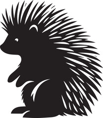 Porcupine SVG  Silhouette Design (66).eps