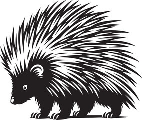 Porcupine SVG  Silhouette Design (76).eps