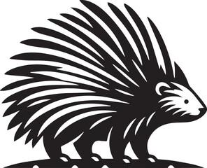 Porcupine SVG  Silhouette Design (79).eps