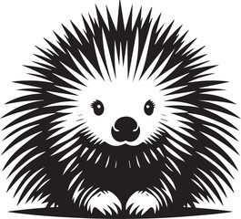 Porcupine SVG  Silhouette Design (80).eps