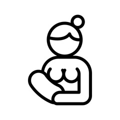 Breast feeding icon