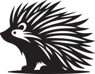 Porcupine SVG  Silhouette Design (83).eps