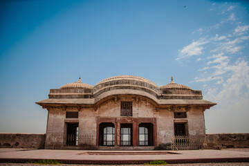 World heritage inside in Lahore Fort Pakistan