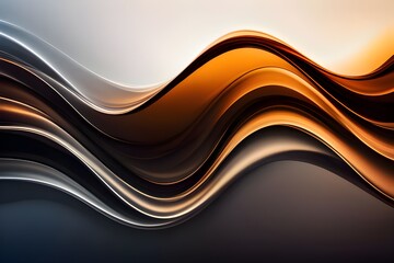 glowing waves abstract background, backgrounds 
