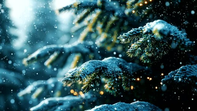 Frosty Sentinel: A Spruce's Vigil in Winter