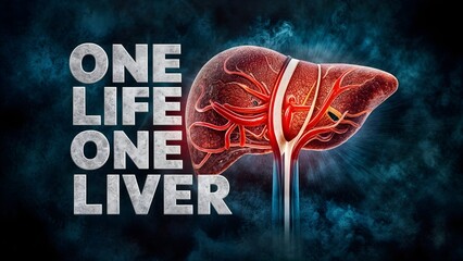 Liver Health Awareness: Illustrated Liver Anatomy for World Hepatitis Day