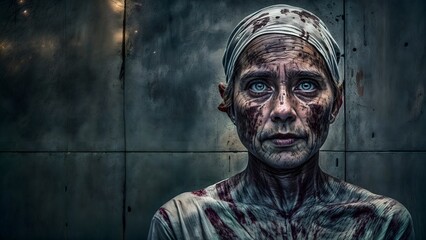 Sad Elderly Woman Portrait: Raising Awareness on World Elder Abuse Day