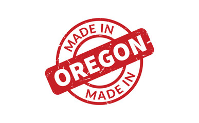 Made In Oregon Rubber Stamp