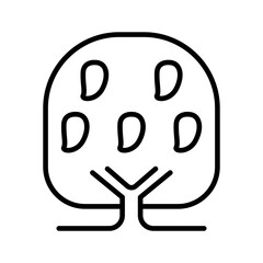 Mango tree icon