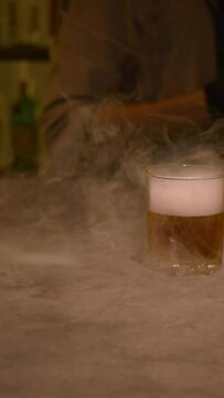 Smoked whiskey preparation - adding smoked bubble