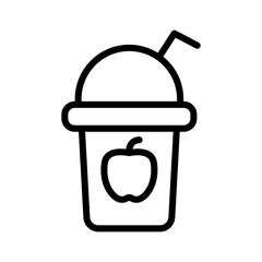 Apple smoothie icon