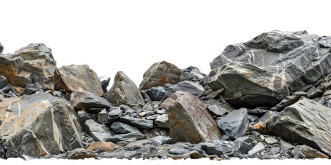 Arrangement of Rocks in Nature