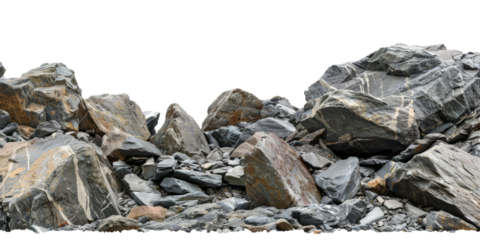 Arrangement of Rocks in Nature